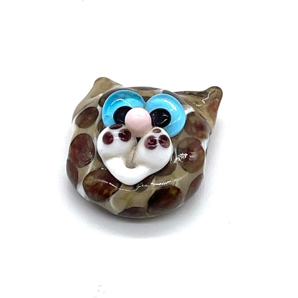 Helzberg Morano Glass Cat Charm